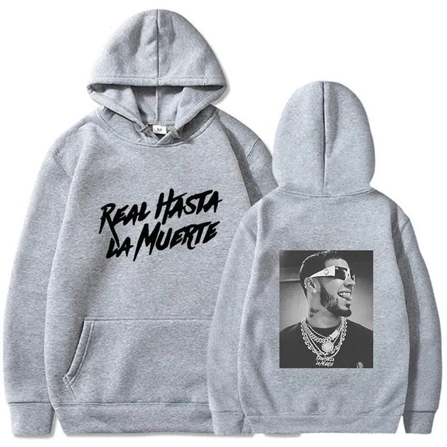 Autumn Fleece Men's Hoodies with Anuel AA Print