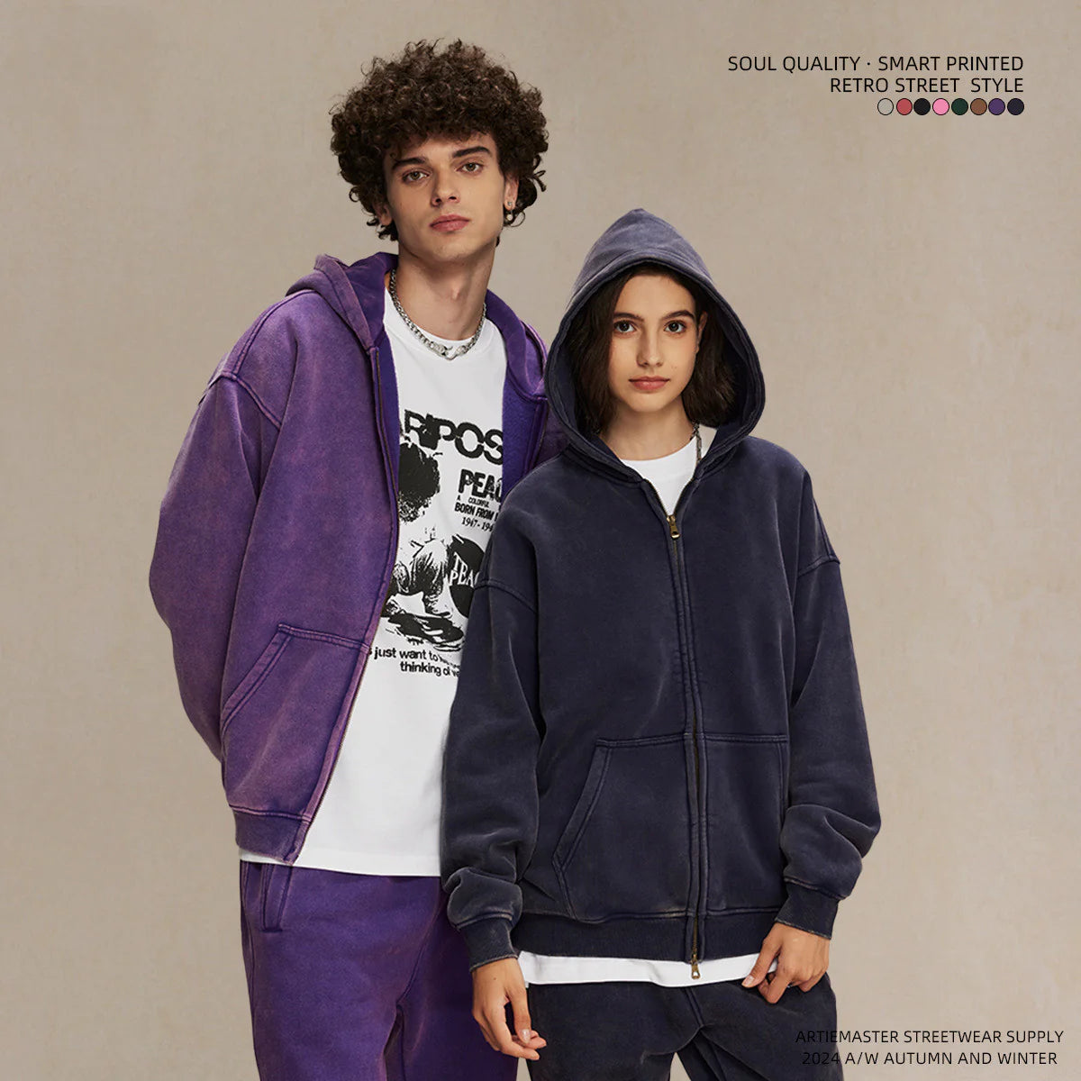 NYXOOO Hooded Cotton Cardigan - Premium Layering Essential