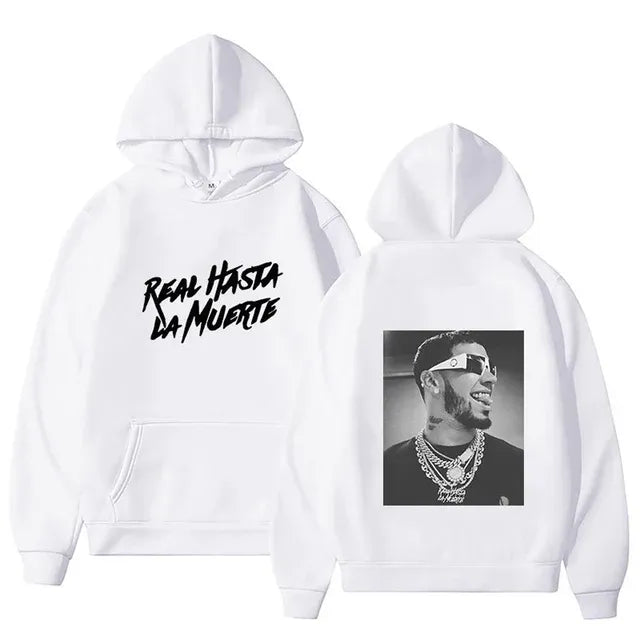 Autumn Fleece Men's Hoodies with Anuel AA Print