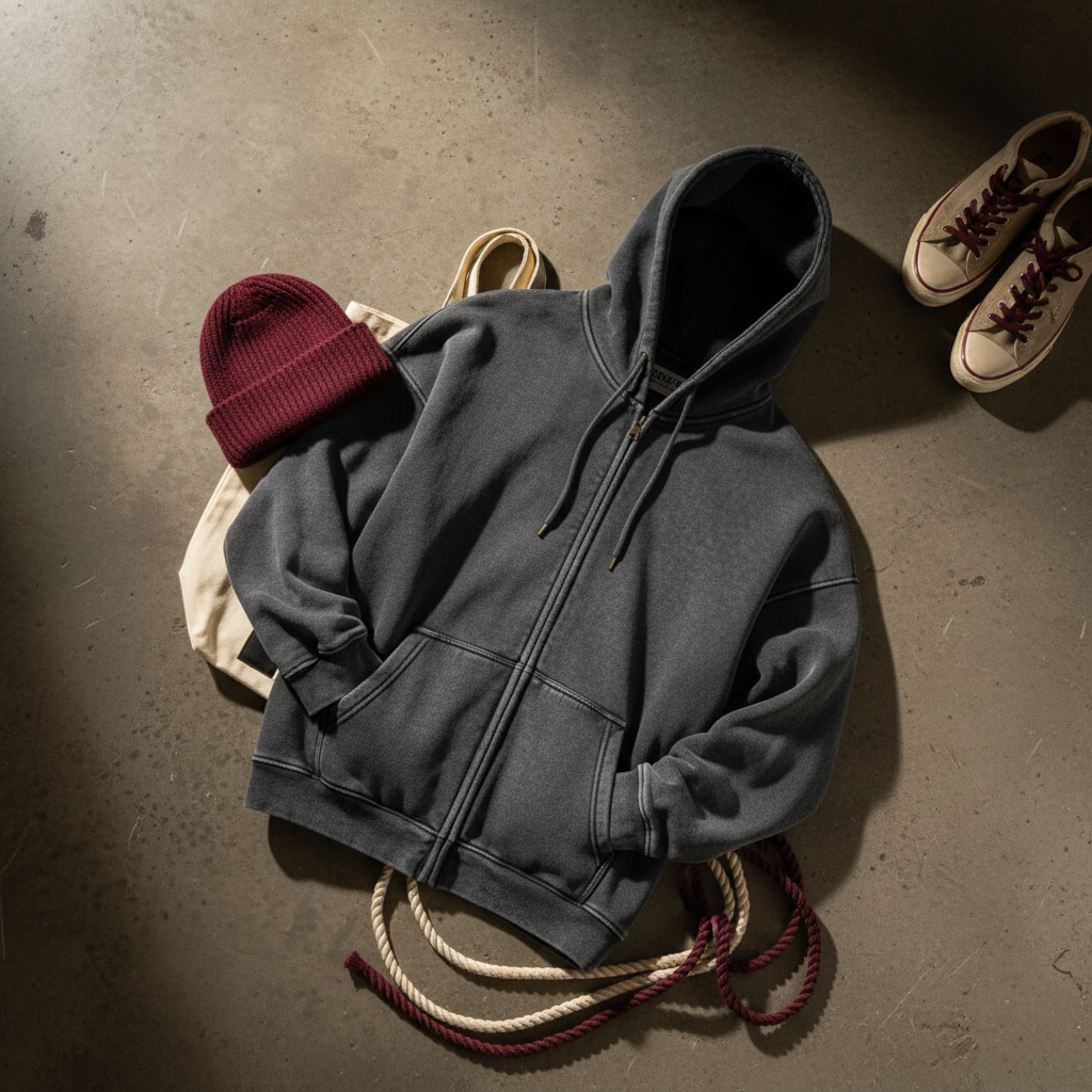 Vintage Acid Wash Hoodie