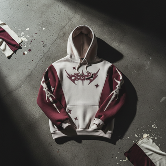 Y2K Grunge Pullover Hoodie